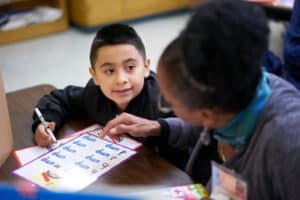 Latino Student at Prescott Elementary School