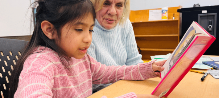 Chiara and bilingual tutor Vilma